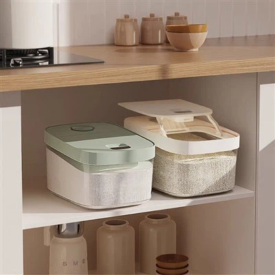 Kutija za skladištenje riže s kliznim poklopcem